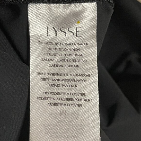 🏁 Lysse New York Black Contrast Stripe Tunic Top (Size M) - Picture 9 of 9